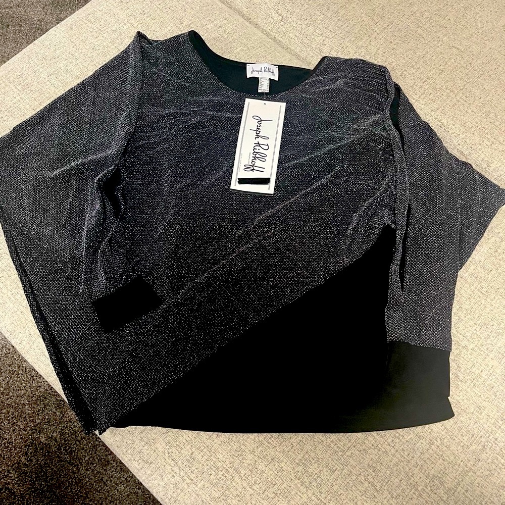 Ribkoff sparkly poncho top